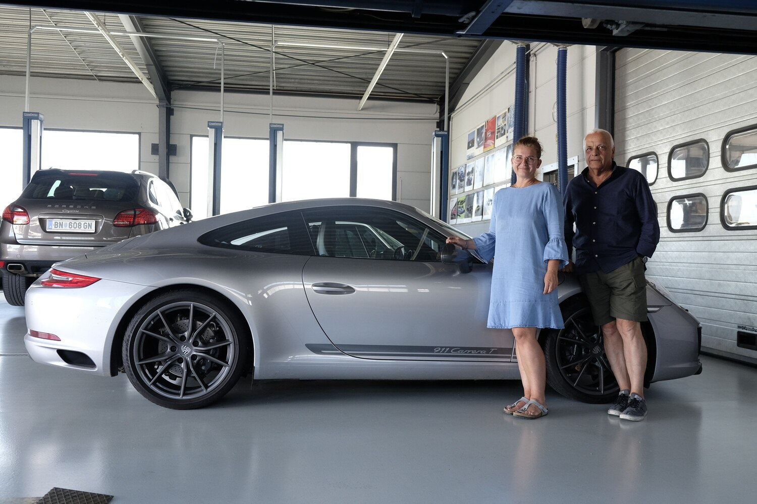 Die Porsche-Spezialisten: Helga Barbach und ihr Vater Josef. © Peter Seipel / ÖWV