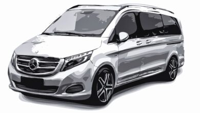 Copyright: Illustration: Max Bürger / BU: Der mit sechs Sitzen ausgestattete Bus Mercedes V-Klasse mit der Typenbezeichnung 447 wird häufig als Familienkutsche genutzt.