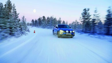 Beim Bremstest auf nasser Fahrbahn betrug die Differenz zwischen Sieger und Testletzten über 15 Meter.